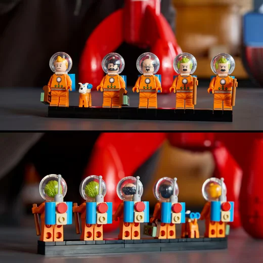 LEGO Ideas Tim und Struppi Mondrakete 21367 Modellbausatz