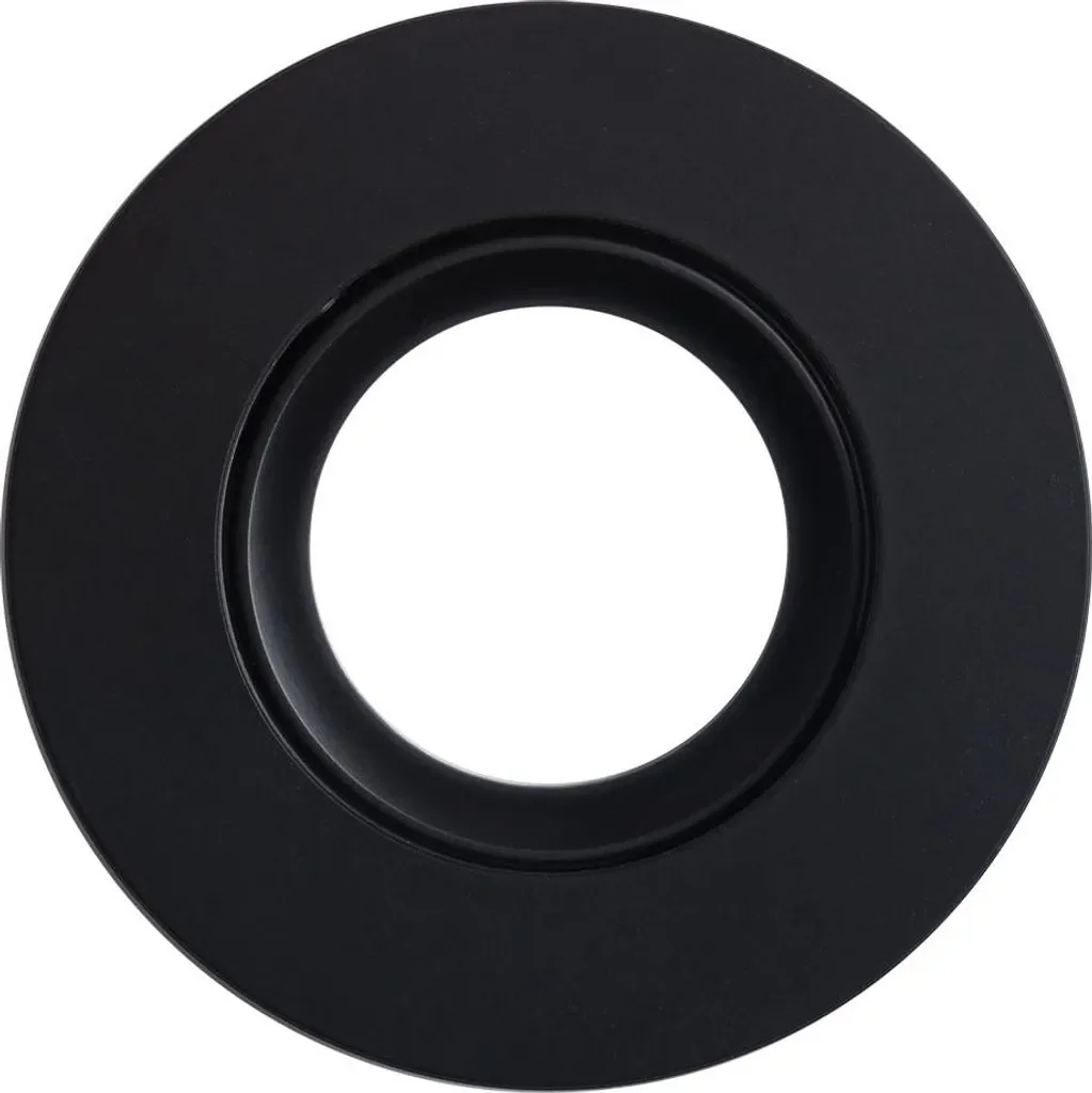 LEDKIA Zierrahmen verstellbar für runde LED-Downlights IP65 Schwarz