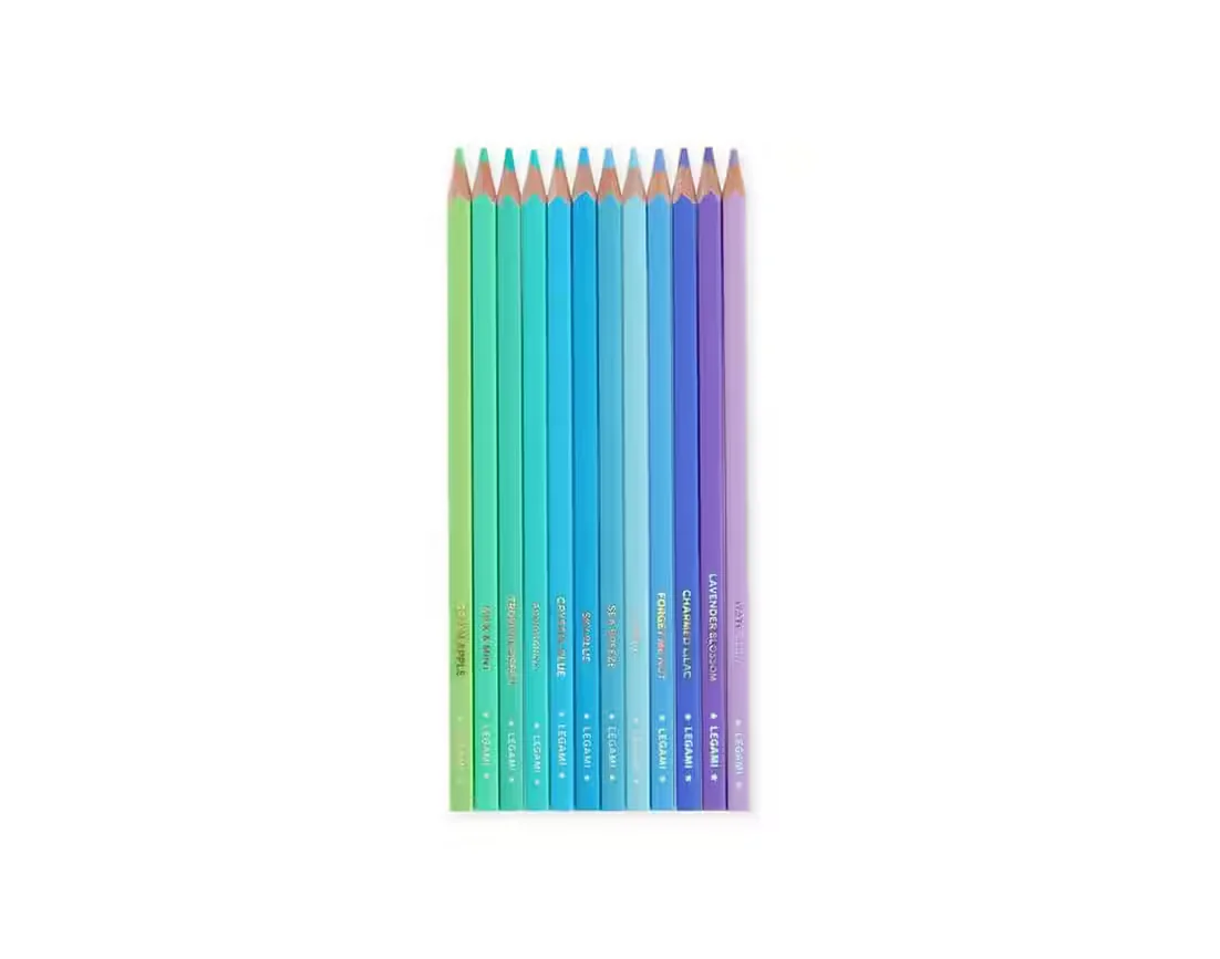 LEGAMI Buntstift-Set 12 Farben - Live Colorfully Ocean Palette