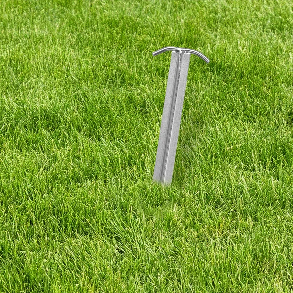 Moritz Zeltheringe 12 Stk 30 cm verzinkter Stahl T Profil harte Böden