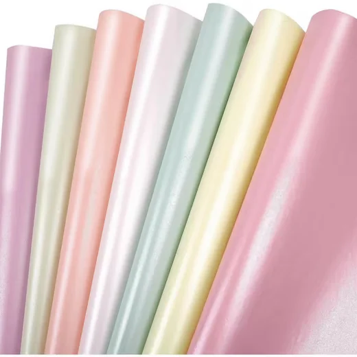 LUXUSKOLLEKTION Seidenpapier Metallic 105 Blatt 50x35 cm 7 Farben