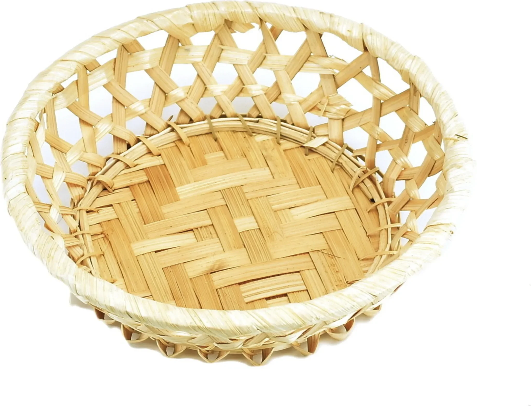 DOMMIO – Runder Bambuskorb, Klein, Ø 15 cm