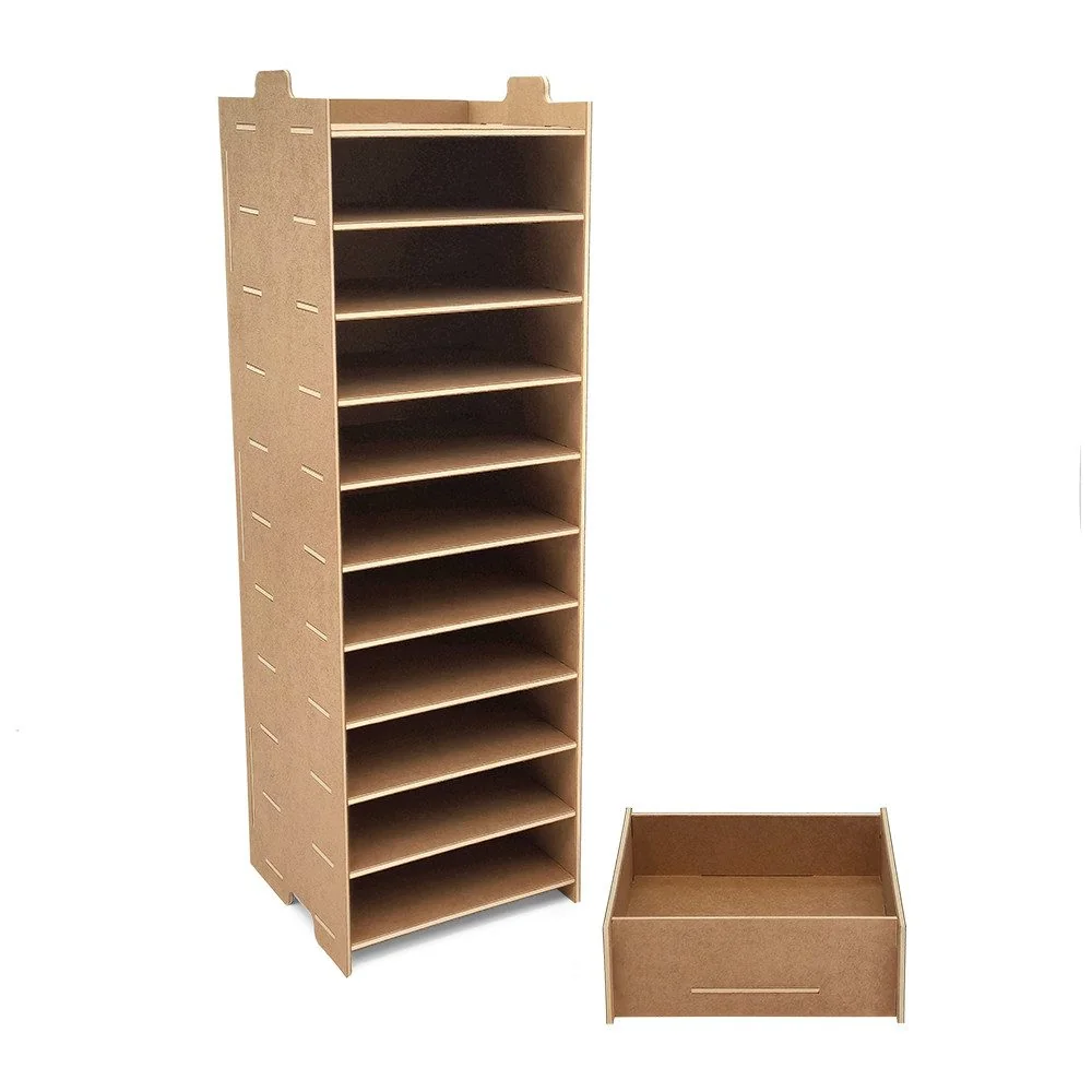 HR DIREKTVERKAUF GMBH Organizer für Stempelkissen mit Zubehörbox
