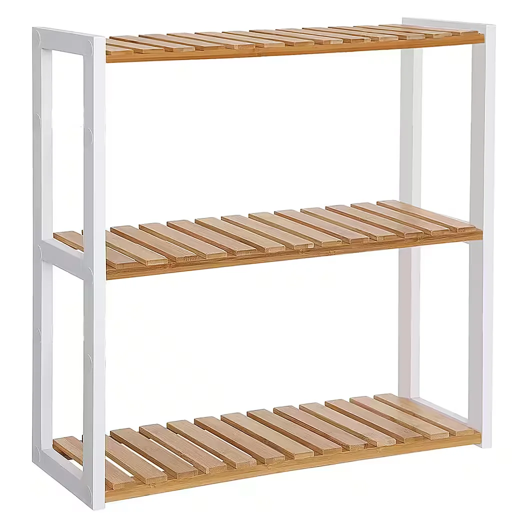 SONGMICS Bambus Badregal Pflanzenregal für Wohnzimmer Flur Küche