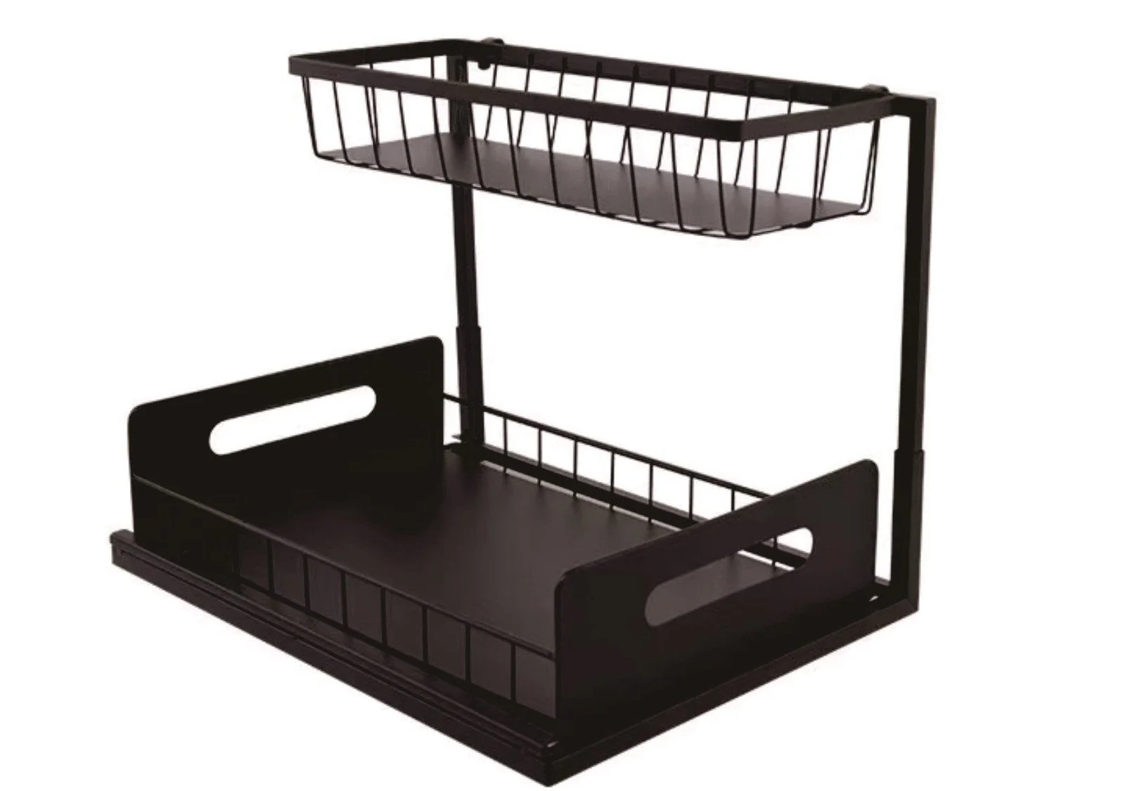 CHEFFINGER Küchenorganizer Set Metall Unterschrankregal Küche Bad