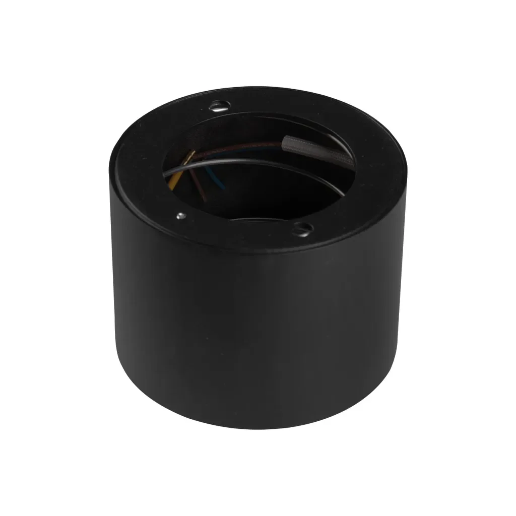 MasterLED Sino GX53 Aufbauleuchte rund schwarz Aluminium IP20