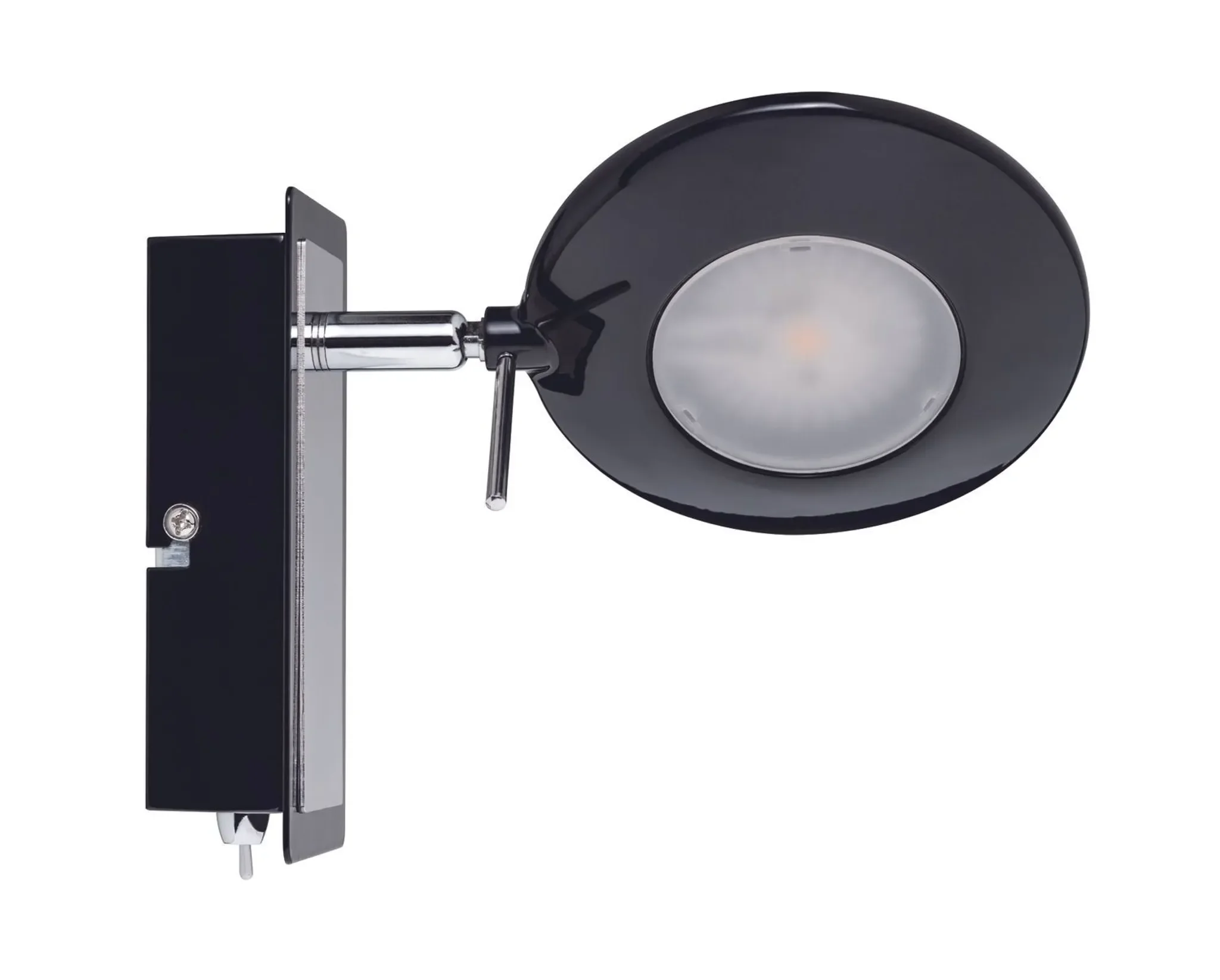 Paulmann LED Wandleuchte Spotlights Orb – Schwarz / Chrom