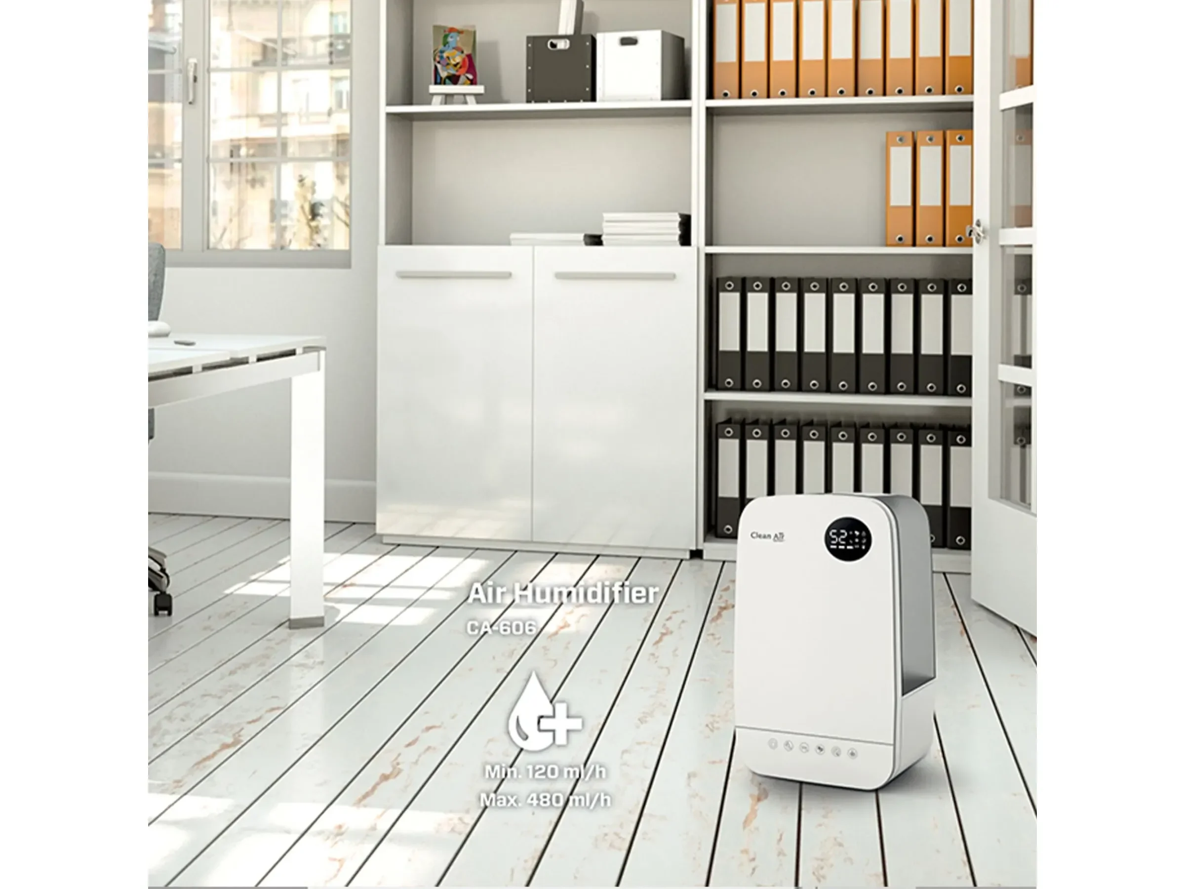Clean Air Optima CA606W Luftbefeuchter 480 ml/h bis 65 m²