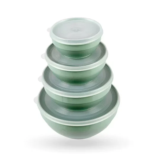 PRO HOME Vorratsdosen Set 4-teilig mit Deckel 0,5-2,5 L