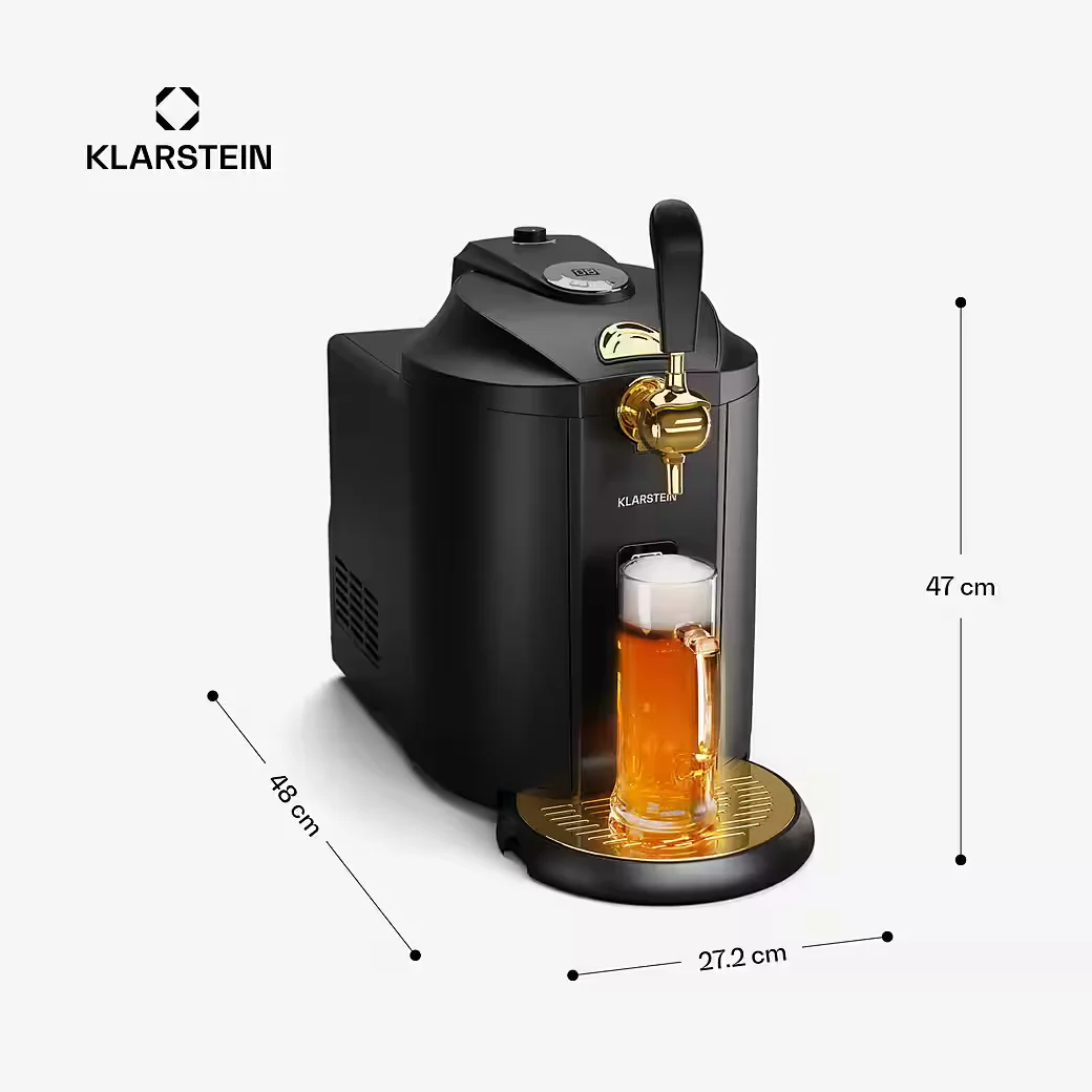 Klarstein Beerkules Bierzapfanlage Zapfsystem für Bier