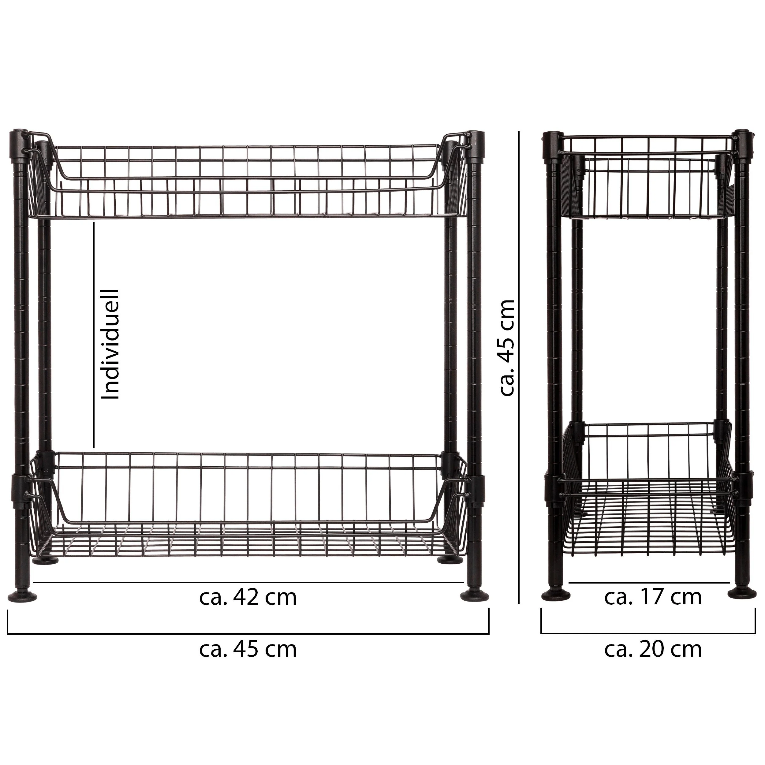 ONVAYA Küchenregal Metall stehend Universal Küchen Organizer