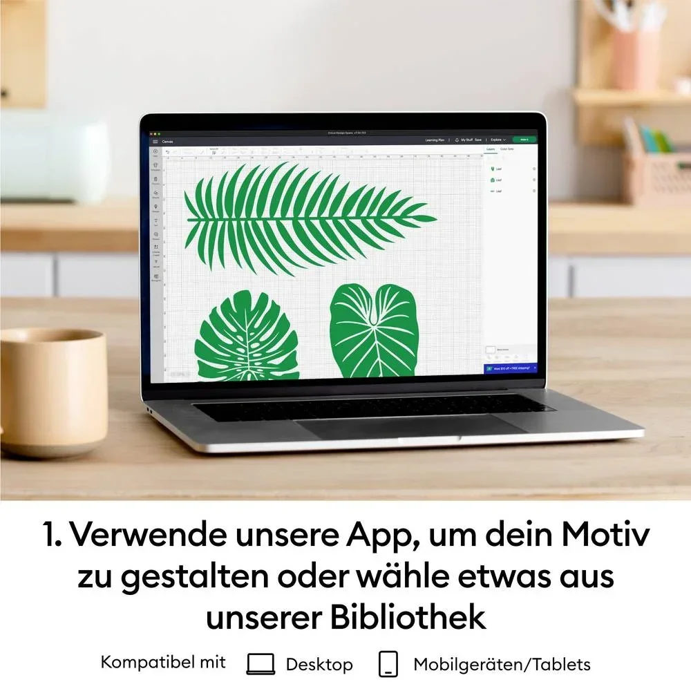 Cricut Maker 3 Schneideplotter – Smarte Schneidemaschine Blau