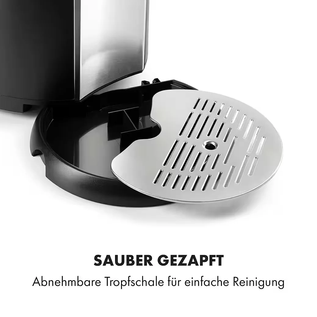 KLARSTEIN Beerkules Bierzapfanlage für 5L Fässer, 120W, 4h Kühlung
