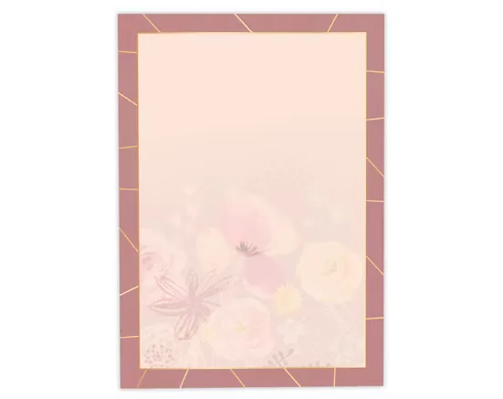 JUNAPACK Briefpapier A4 Blumen Ostern lose Briefbögen für Drucker