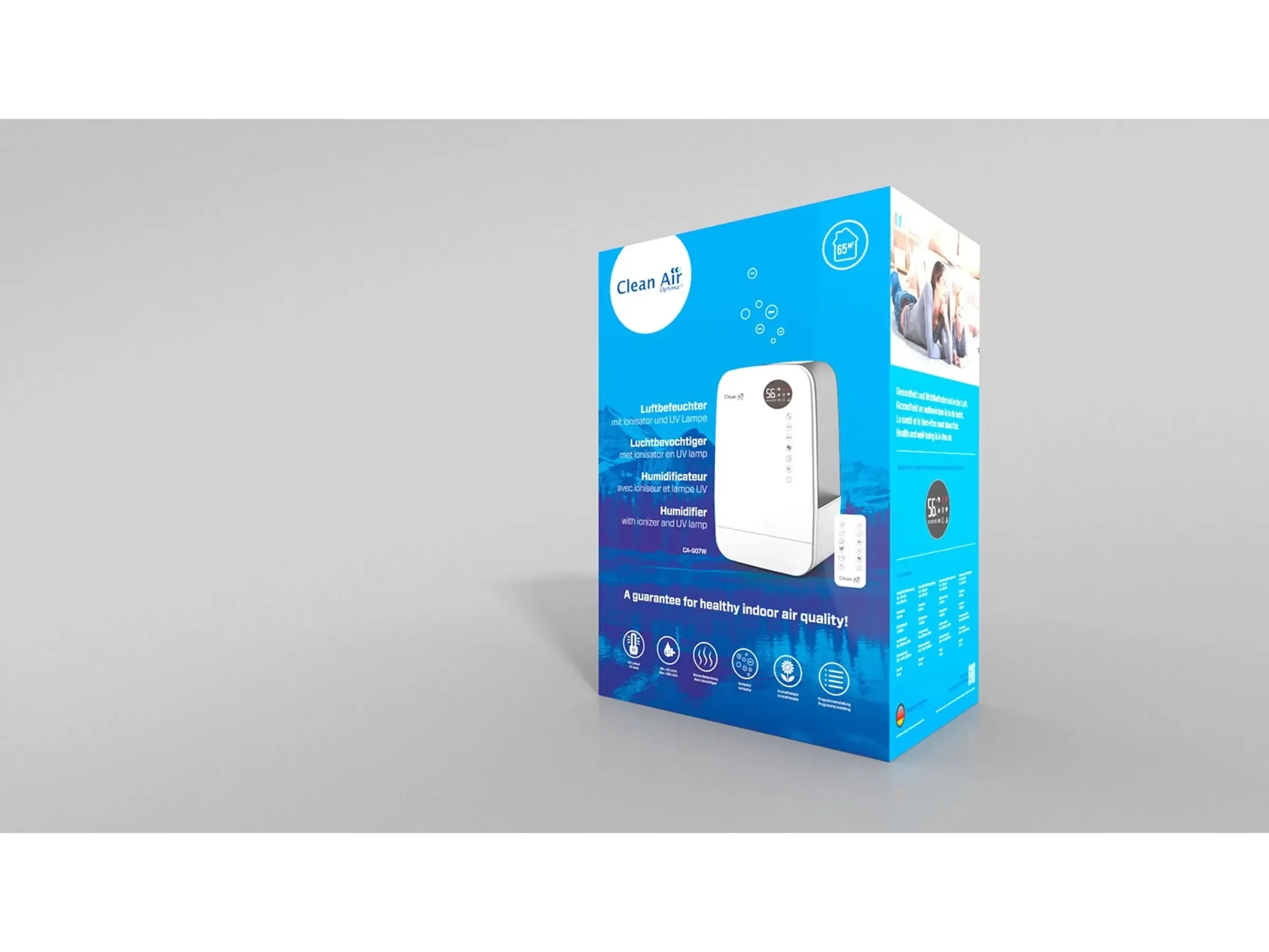 Clean Air Optima CA607W Smart Luftbefeuchter für Räume bis 65 m2