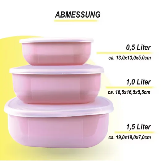 Bestlivings Frischhaltedosen Set Lebensmittel Aufbewahrung