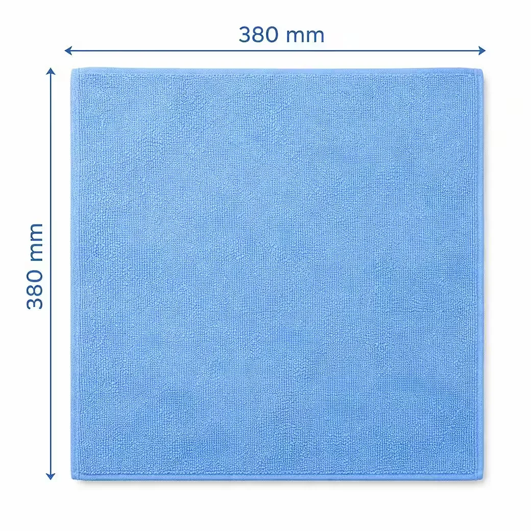 BAYLI 30er Mikrofasertücher 38x38 cm 210 g qm Blau Reinigungstücher