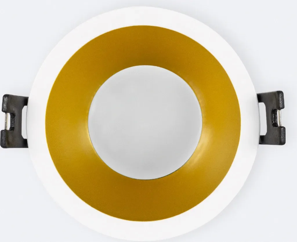 LEDKIA Einbaustrahler konisch GU10 6W 4000K Gold Ausschnitt 75 mm