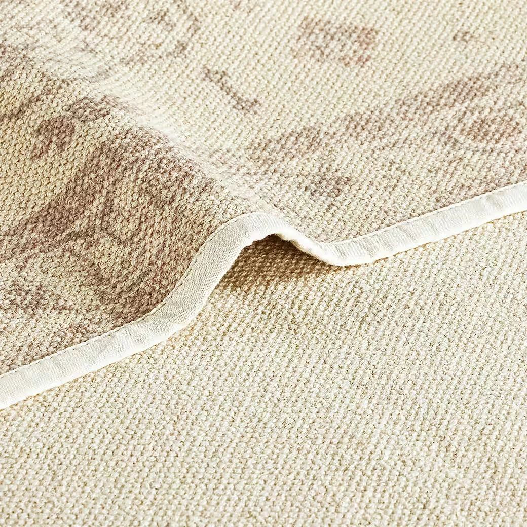 MIRABEAU Badematte Selorin creme rosé Badteppich