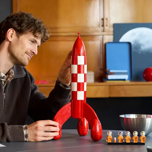 LEGO Ideas Tim und Struppi Mondrakete 21367 Modellbausatz