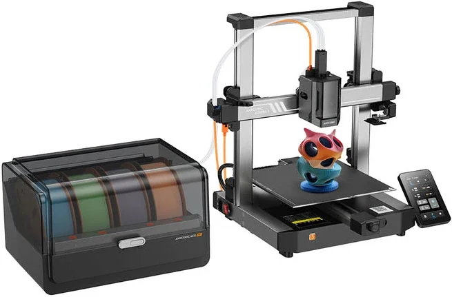 Anycubic Kobra 3 Combo Mehrfarben 3D Drucker mit Filamenttrocknung