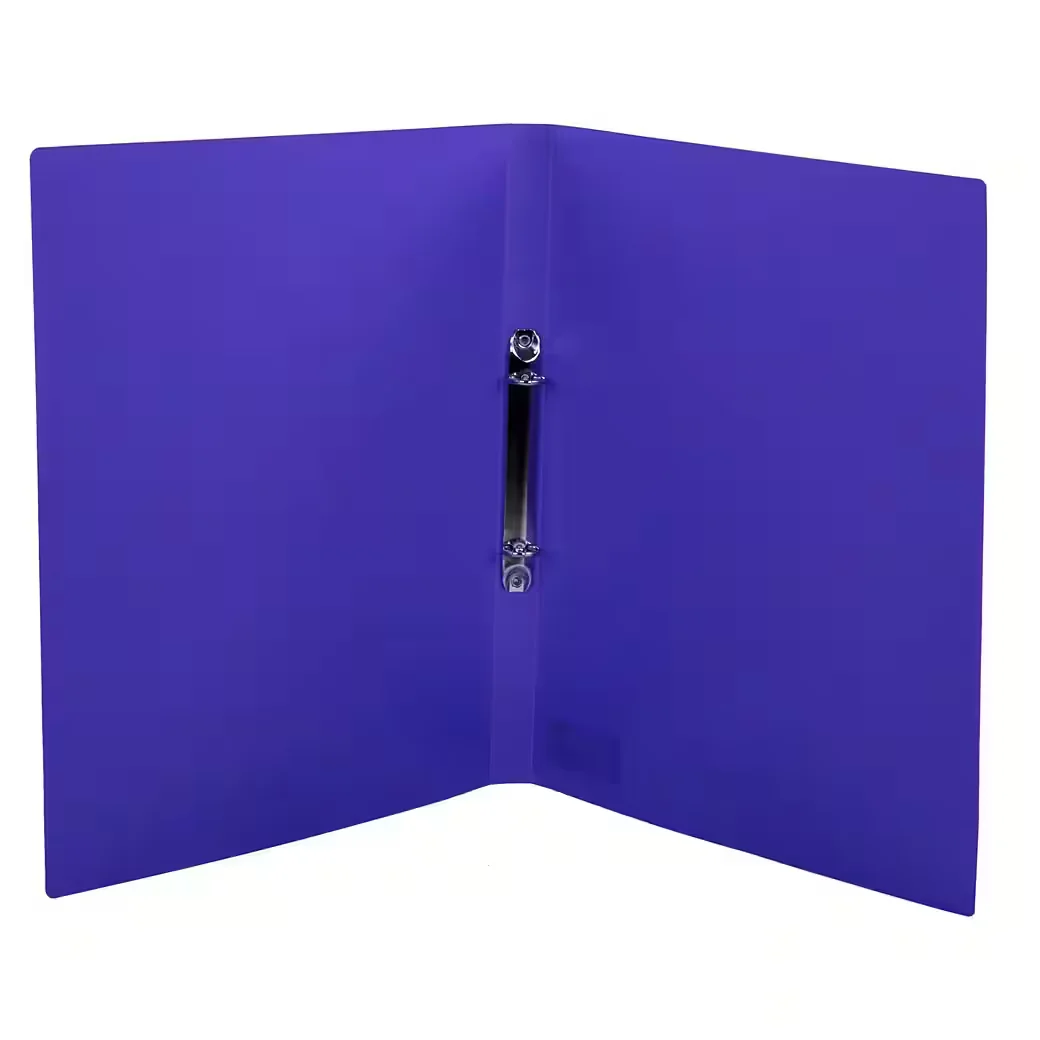 IDENA Ringbuch Kunststoff A4 blau 2 Ringe Rückenbreite 2 cm