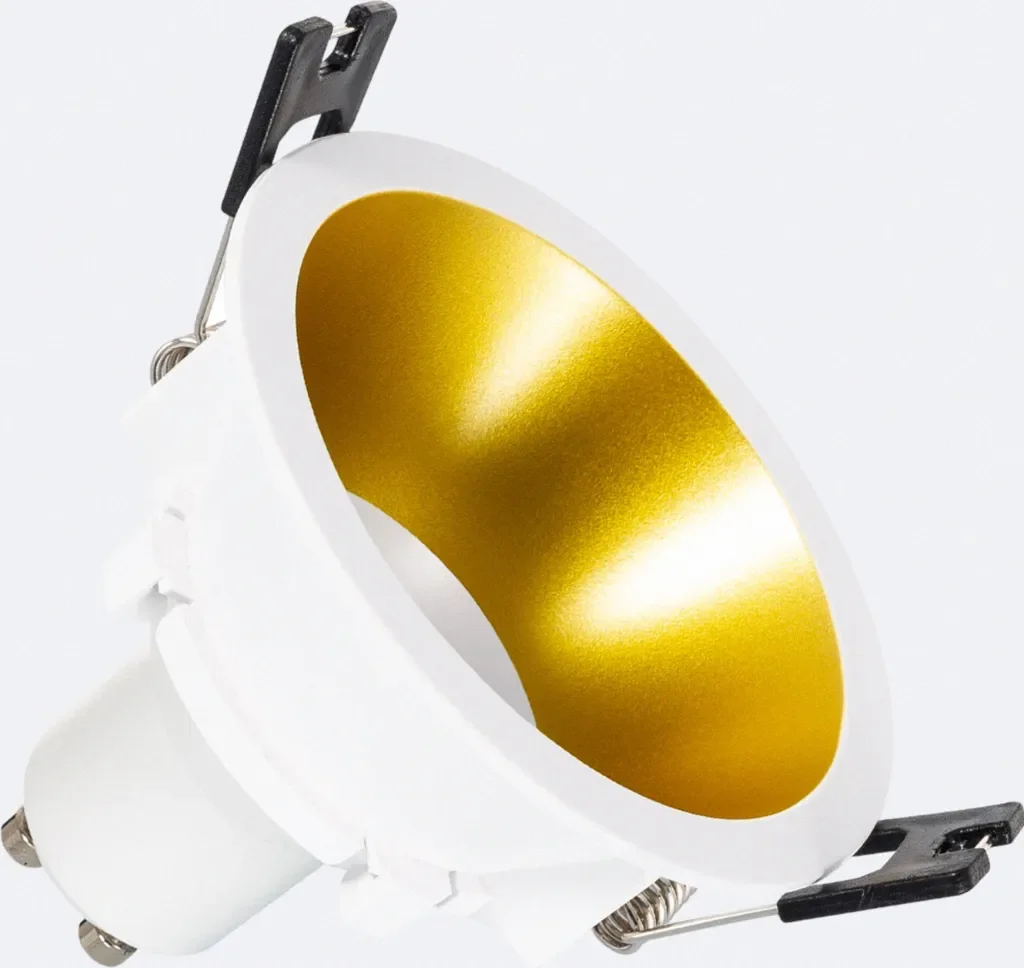 LEDKIA Einbaustrahler konisch GU10 6W 4000K Gold Ausschnitt 75 mm