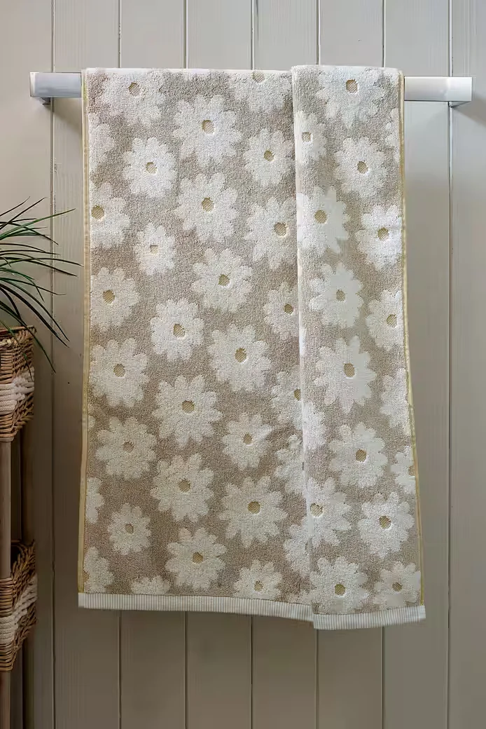NEXT Handtuch aus 100 % Baumwolle mit Blumenmotiv