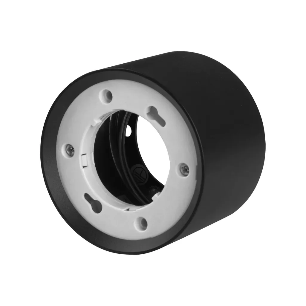 MasterLED Sino GX53 Aufbauleuchte rund schwarz Aluminium IP20