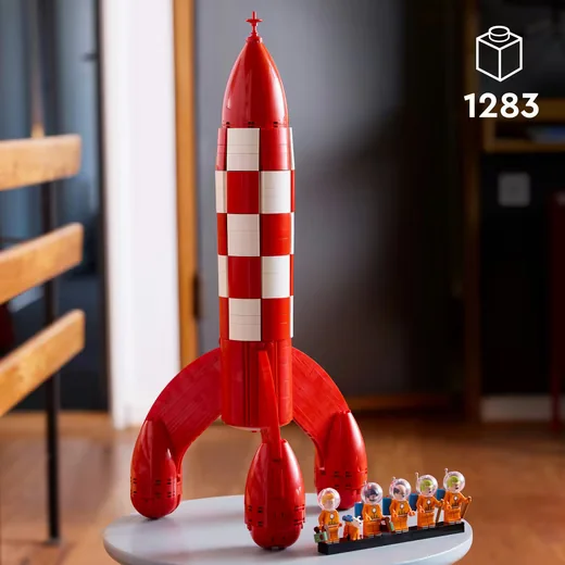 LEGO Ideas Tim und Struppi Mondrakete 21367 Modellbausatz