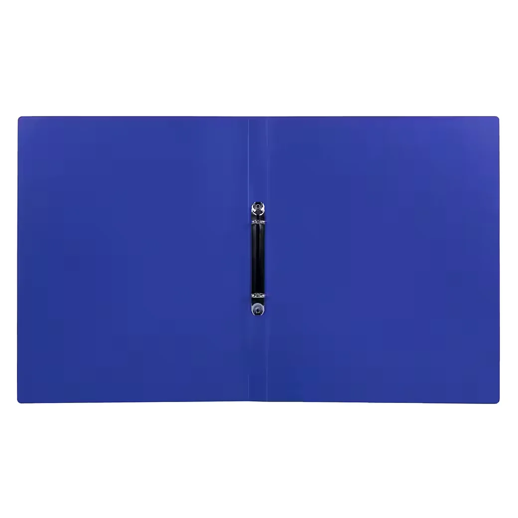 IDENA Ringbuch Kunststoff A4 blau 2 Ringe Rückenbreite 2 cm