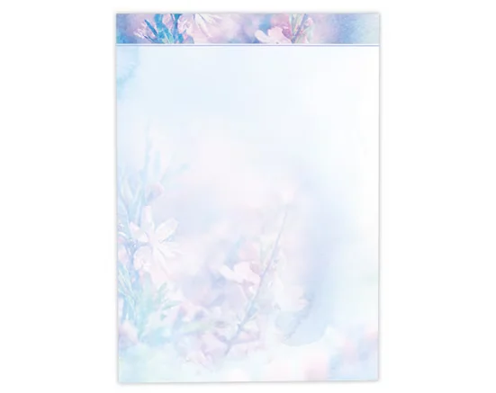 JUNAPACK Briefpapier A4 Blumen Ostern Motiv-Briefbögen für Drucker