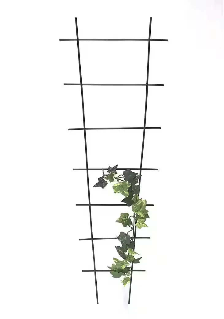 DANDIBO Rankgitter Metall 65 cm grün Steckzaun Rankhilfe Art 307