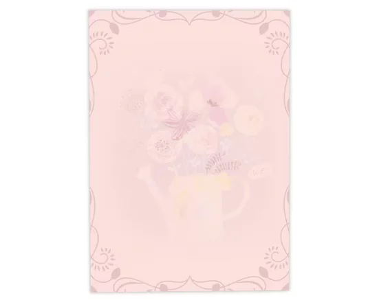 JUNAPACK Briefpapier A4 Blumen Ostern lose Briefbögen für Drucker