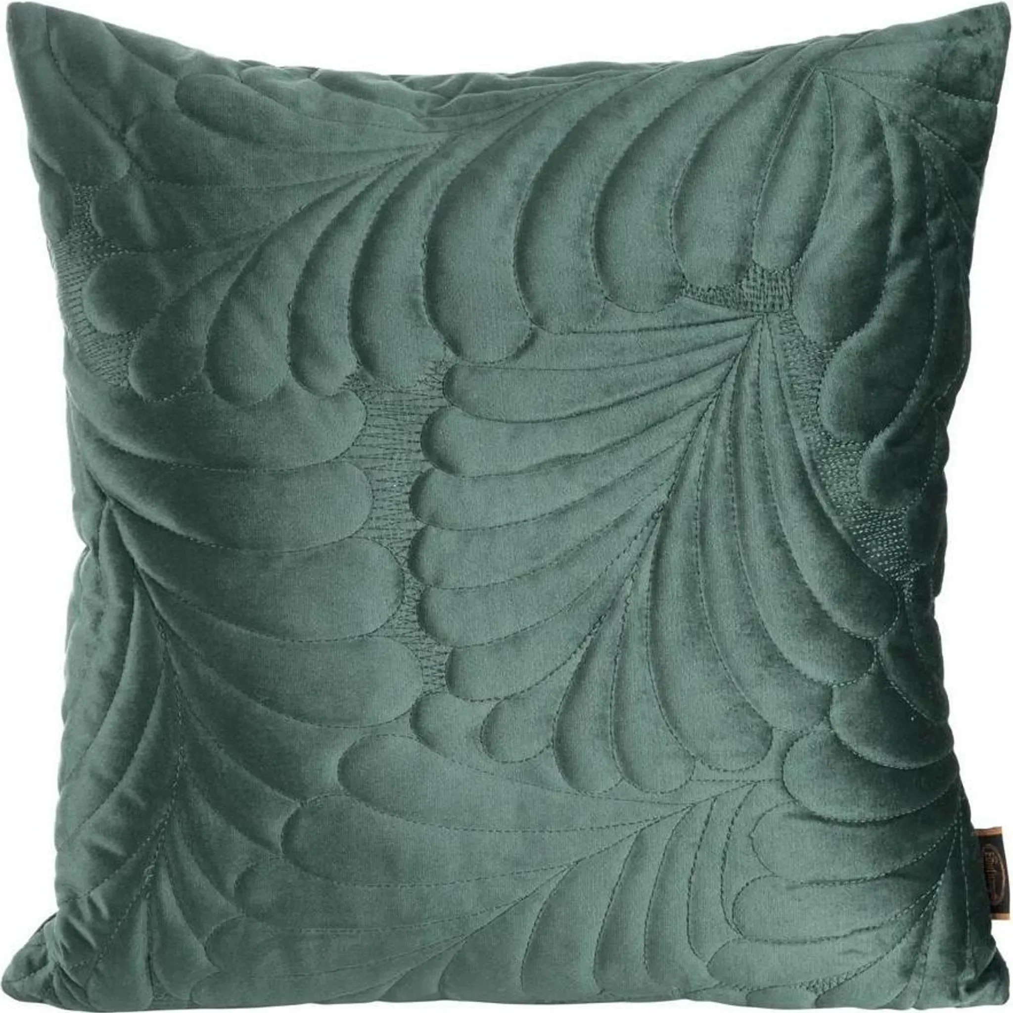 Eurofirany – Dekorativer Kissenbezug „RIA4“ in Dunkelminze, 45 × 45 cm