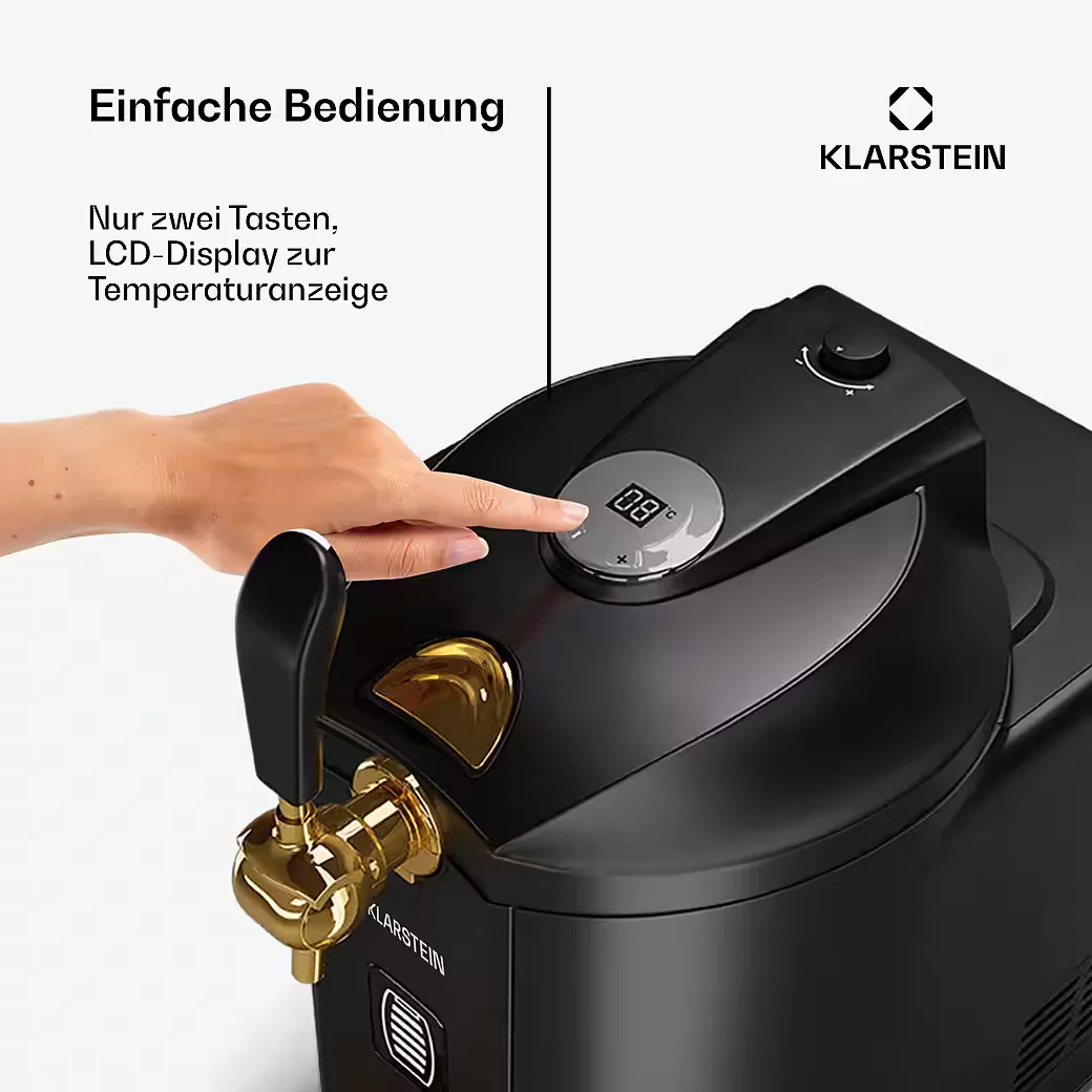 Klarstein Beerkules Bierzapfanlage Zapfsystem für Bier
