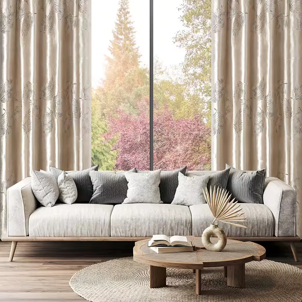 EUROFIRANY IDALIA Vorhang Ösenschal 140x250 cm