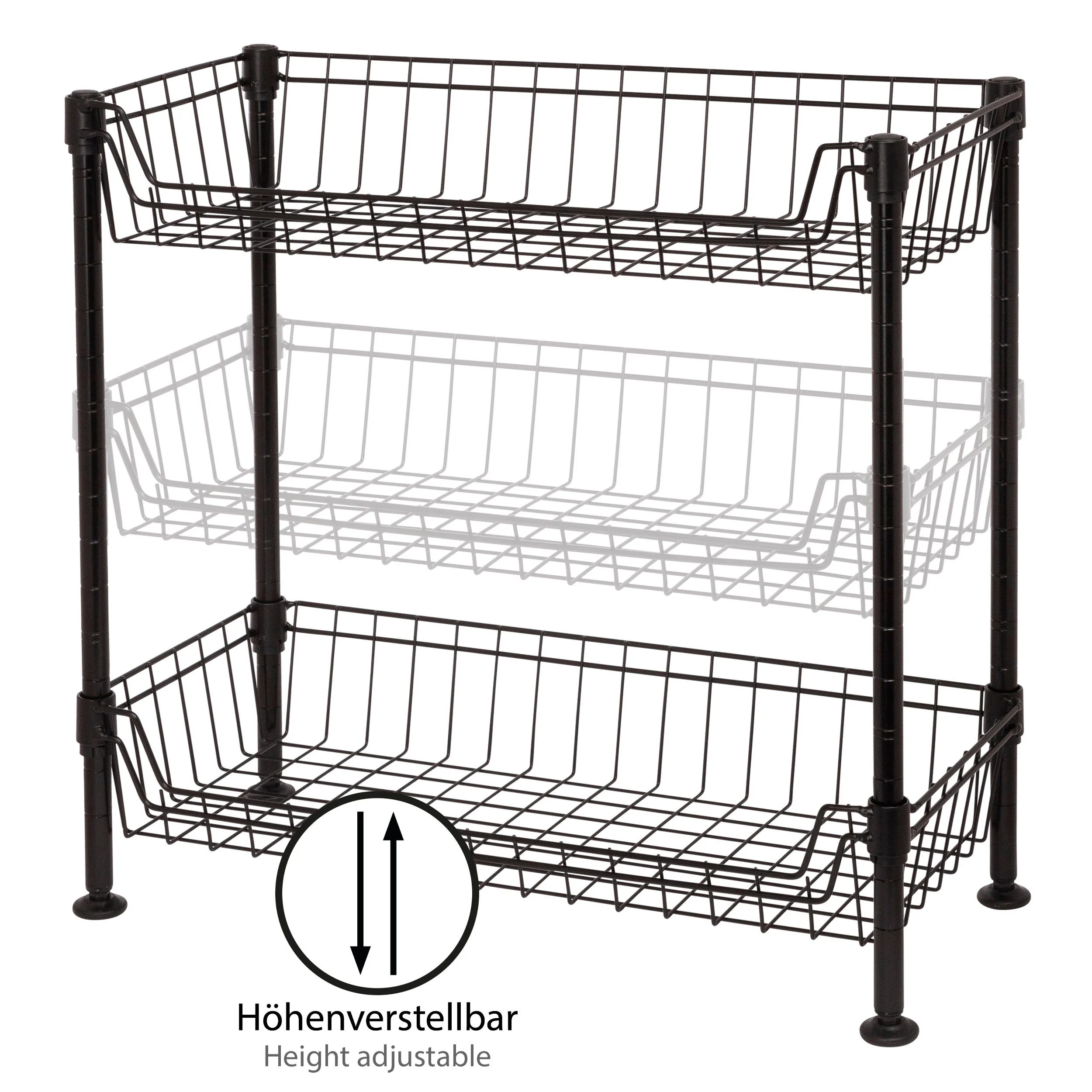 ONVAYA Küchenregal Metall stehend Universal Küchen Organizer