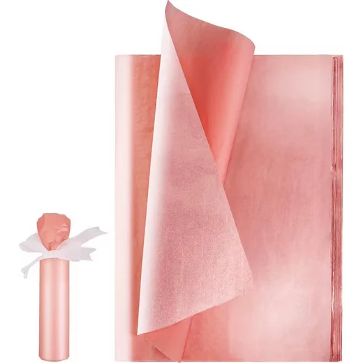 LUXUSKOLLEKTION Seidenpapier Metallic Rosegold 100 Blatt 50x35 cm
