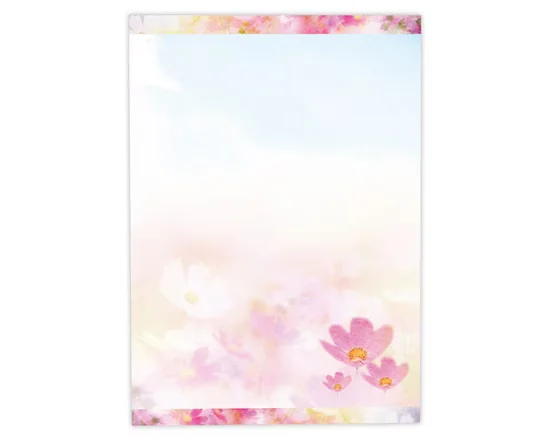 JUNAPACK Briefpapier A4 Blumen Ostern für Drucker und Firmenpost