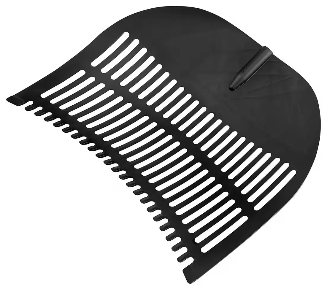 FLORA Laubschaufel Kunststoff 70 cm PP schwarz 28 mm Stielaufnahme