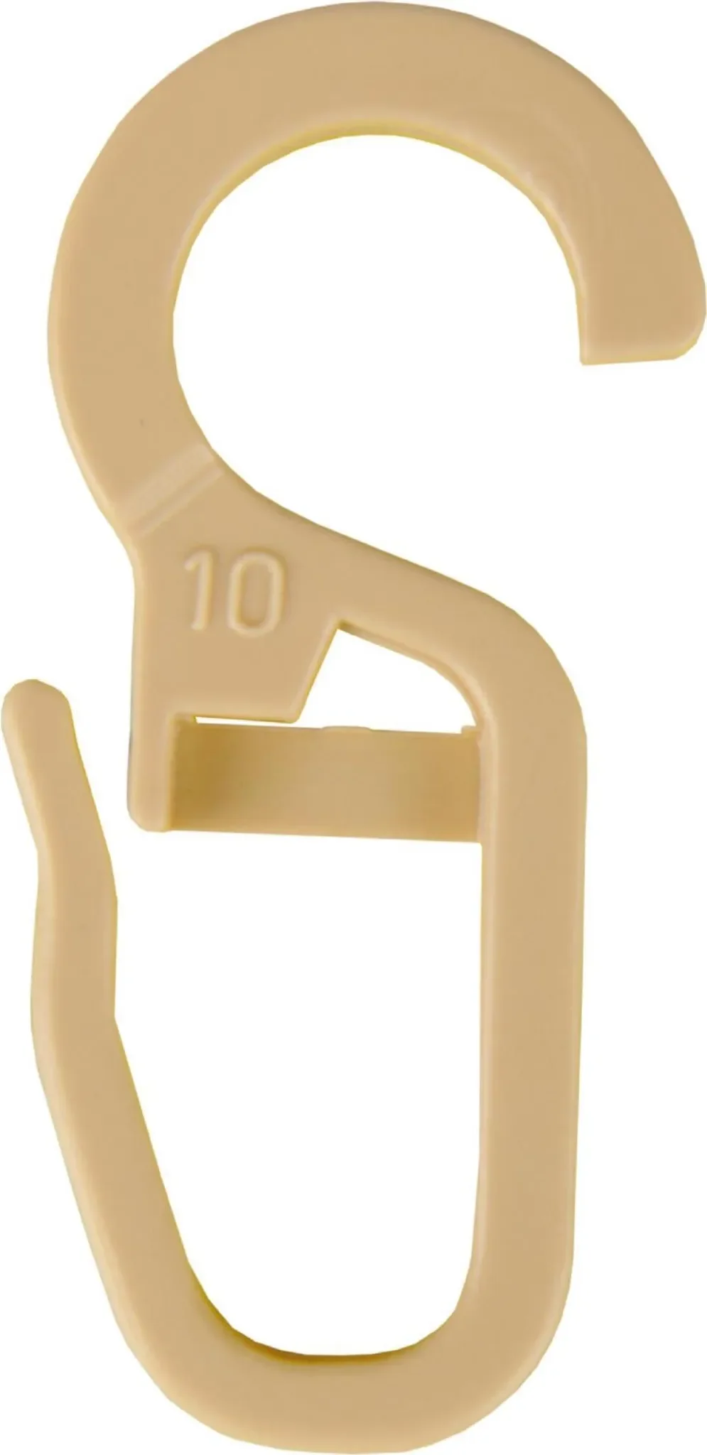 Bestlivings – Faltenlegehaken, 20er-Pack, Beige