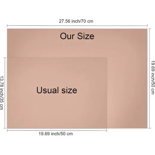 LUXUSKOLLEKTION Seidenpapier Roségold Glitzer 50 Blatt 50x70 cm