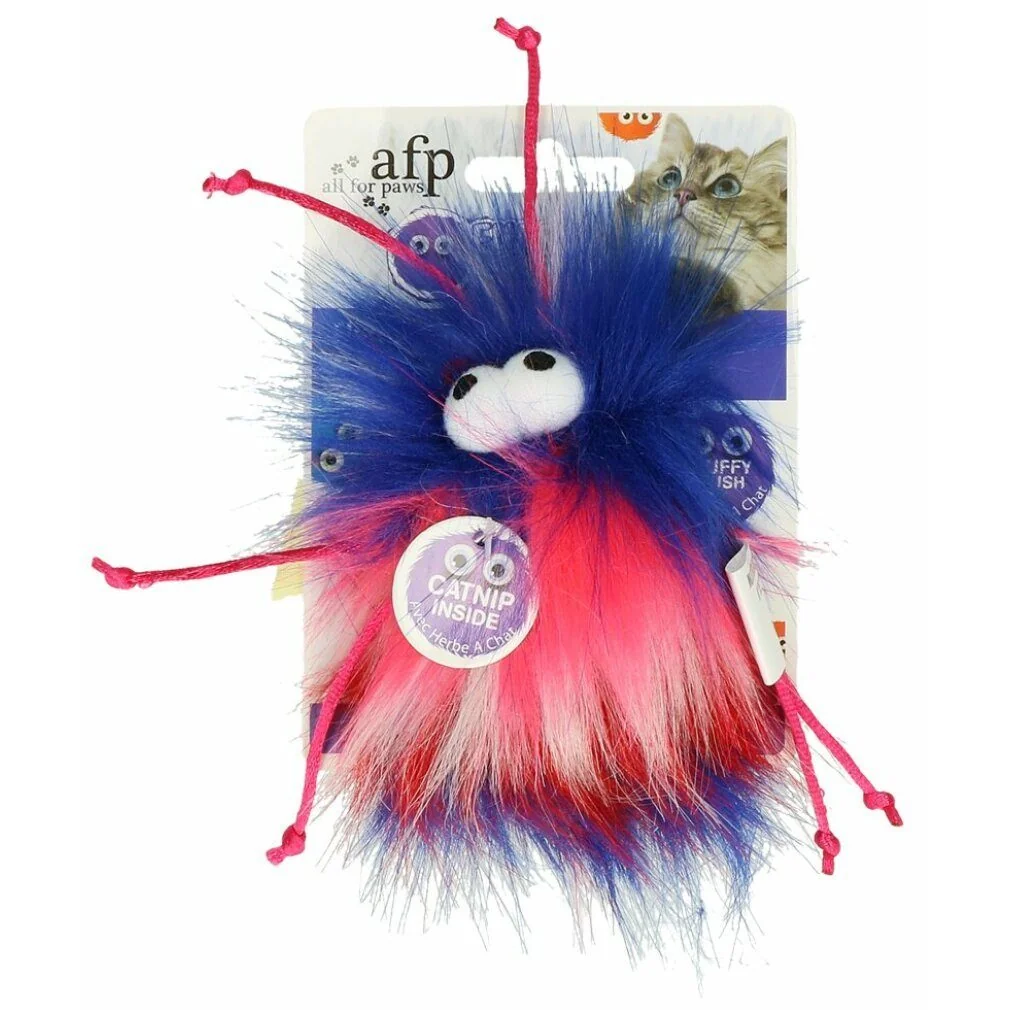 ALL FOR PAWS AFP Furry Fluffer Hundespielzeug Rot