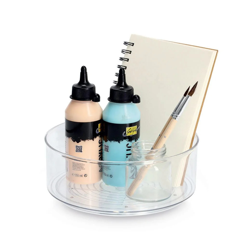 ZELLER PRESENT Küchenorganizer Set Dreh-Organizer aus Kunststoff