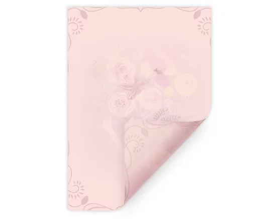 JUNAPACK Briefpapier A4 Blumen Ostern lose Briefbögen für Drucker