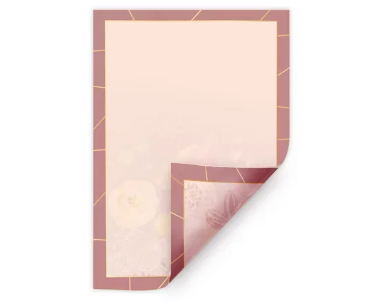JUNAPACK Briefpapier A4 Blumen Ostern lose Briefbögen für Drucker