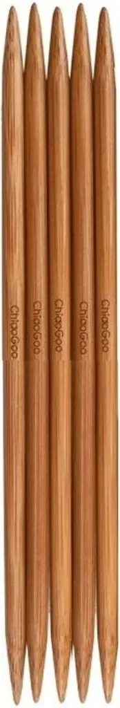 ChiaoGoo Bamboo Patina Nadelspiel 3.75 mm 15 cm 5 Stück