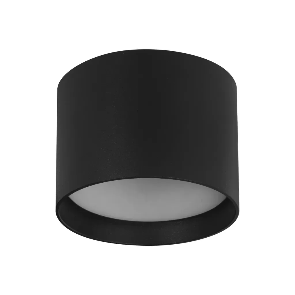 MasterLED Sino GX53 Aufbauleuchte rund schwarz Aluminium IP20