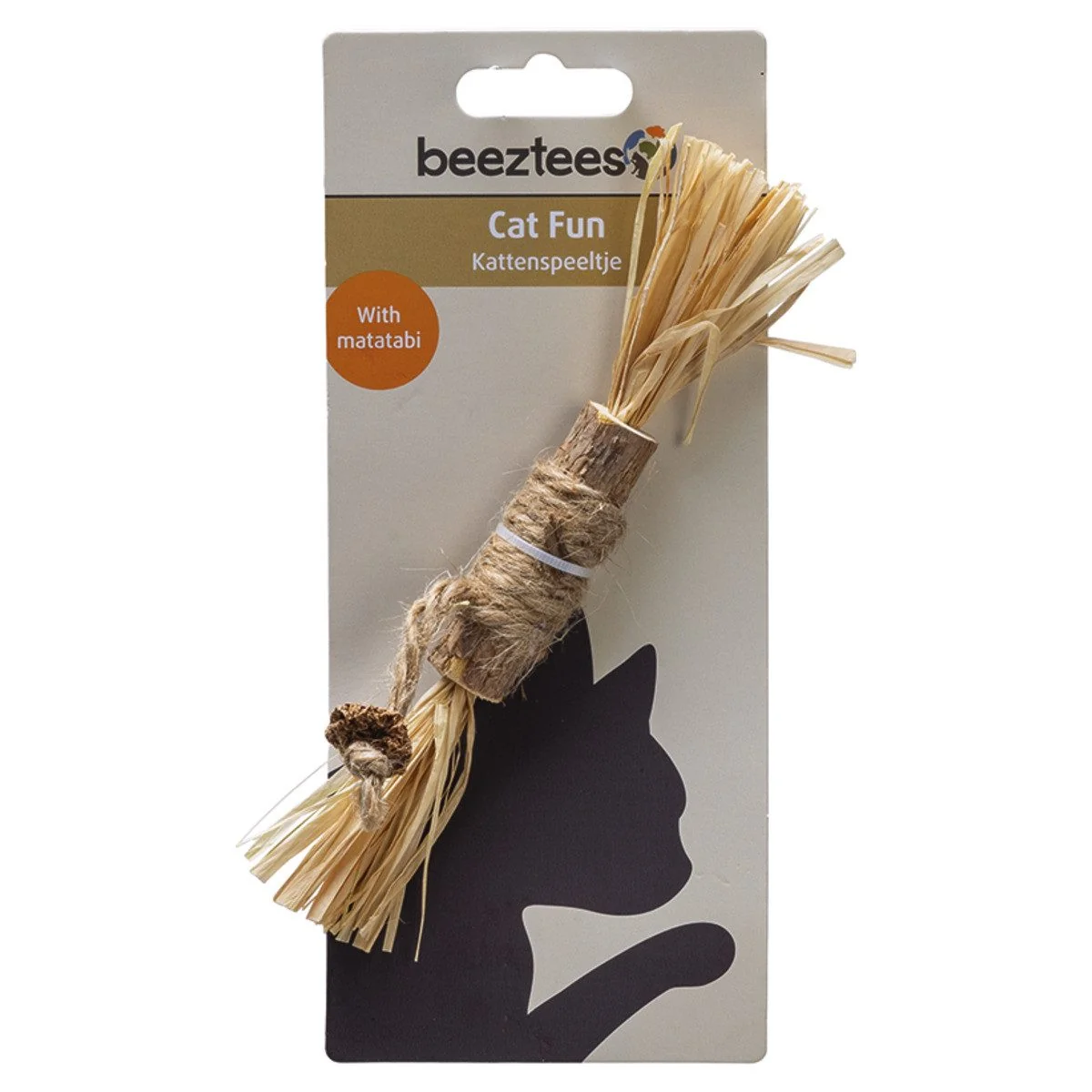 BEEZTEES Katzenspielzeug Matata Stick aus Strov für Katzen